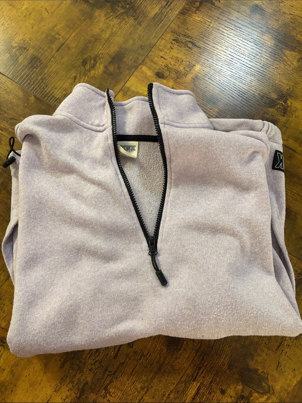 PINK Victoria's Secret Women’s Lavender Half-Zip Pullover